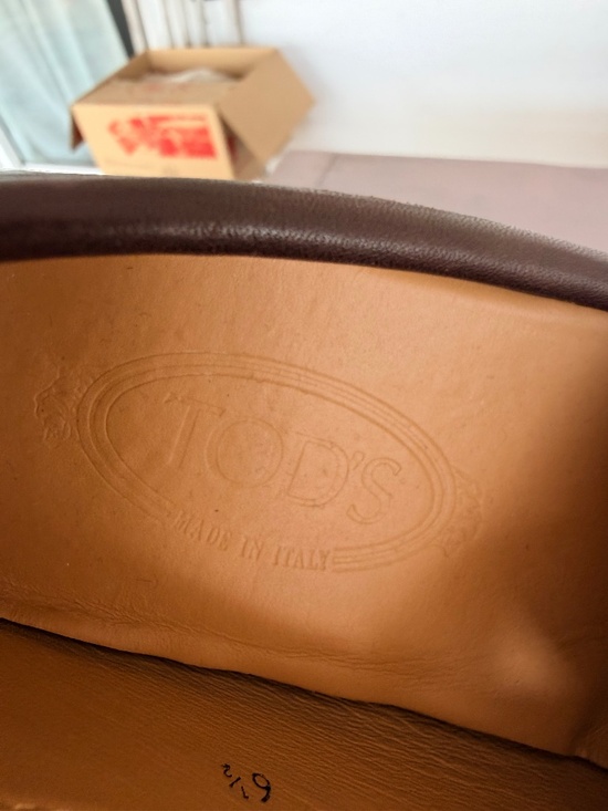 Tod\'s Brown Leather Men\'s Driving Loafers Size 6.5 main image 8